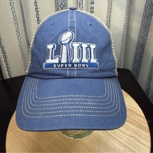 2019 Super Bowl Blue Adjustable Hat Cap 2019 Atlanta